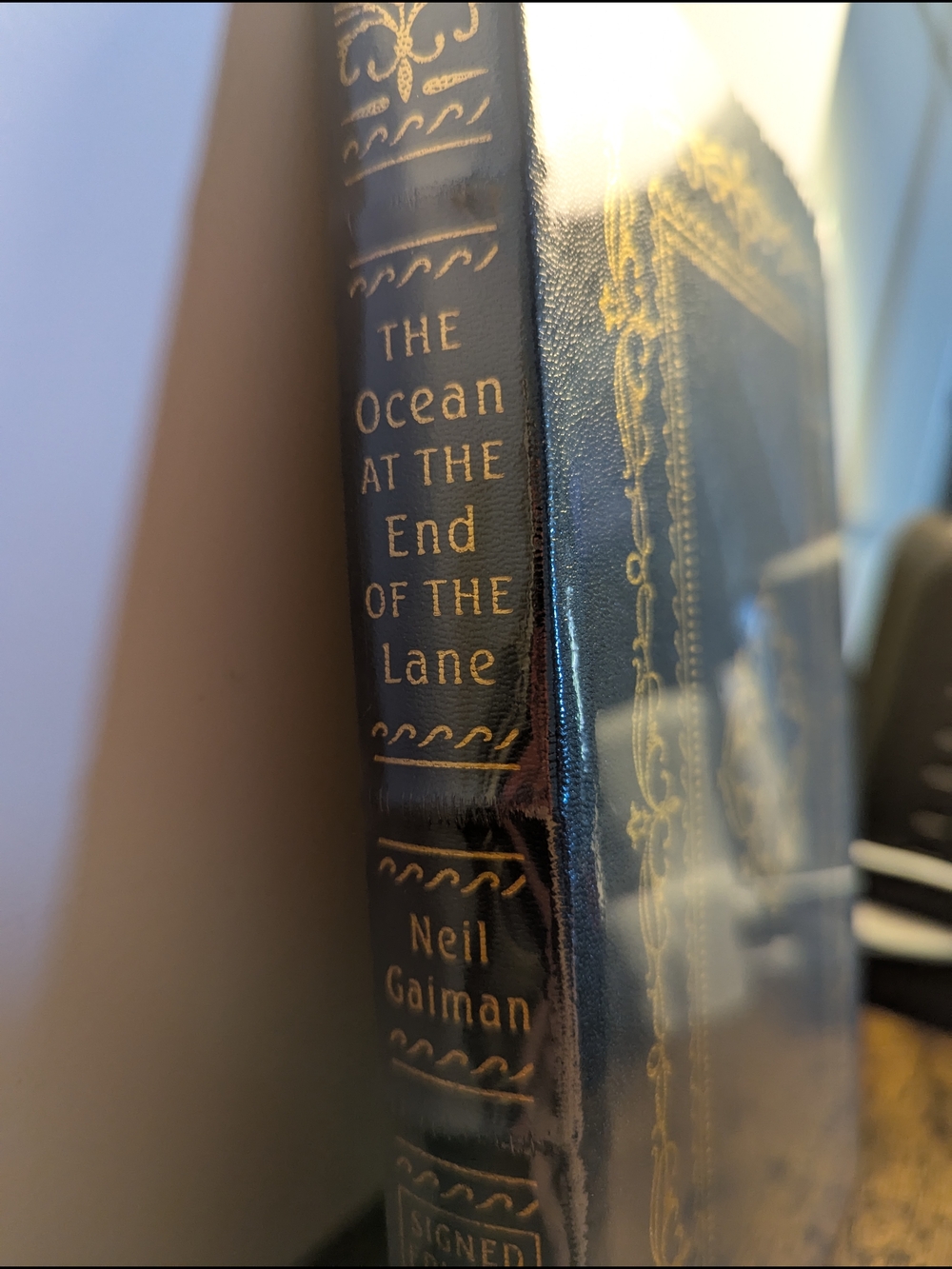 The Ocean At The End Of The Lane by Neil Gaiman Easton Press Leather Bound